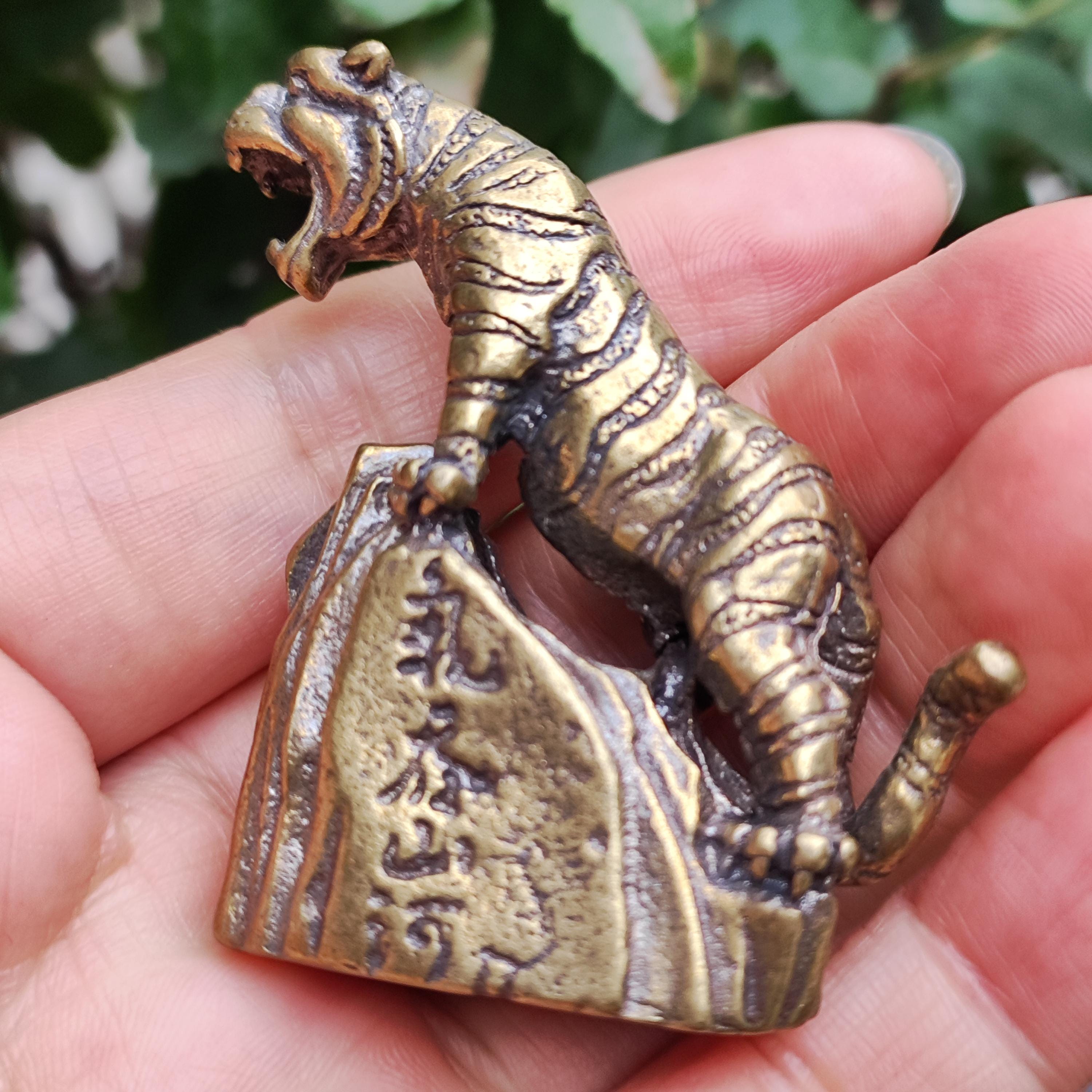 Vtgbrasslover Vtg ヴィンテージスタイル 真鍮製 虎の像 ヴィンテージ