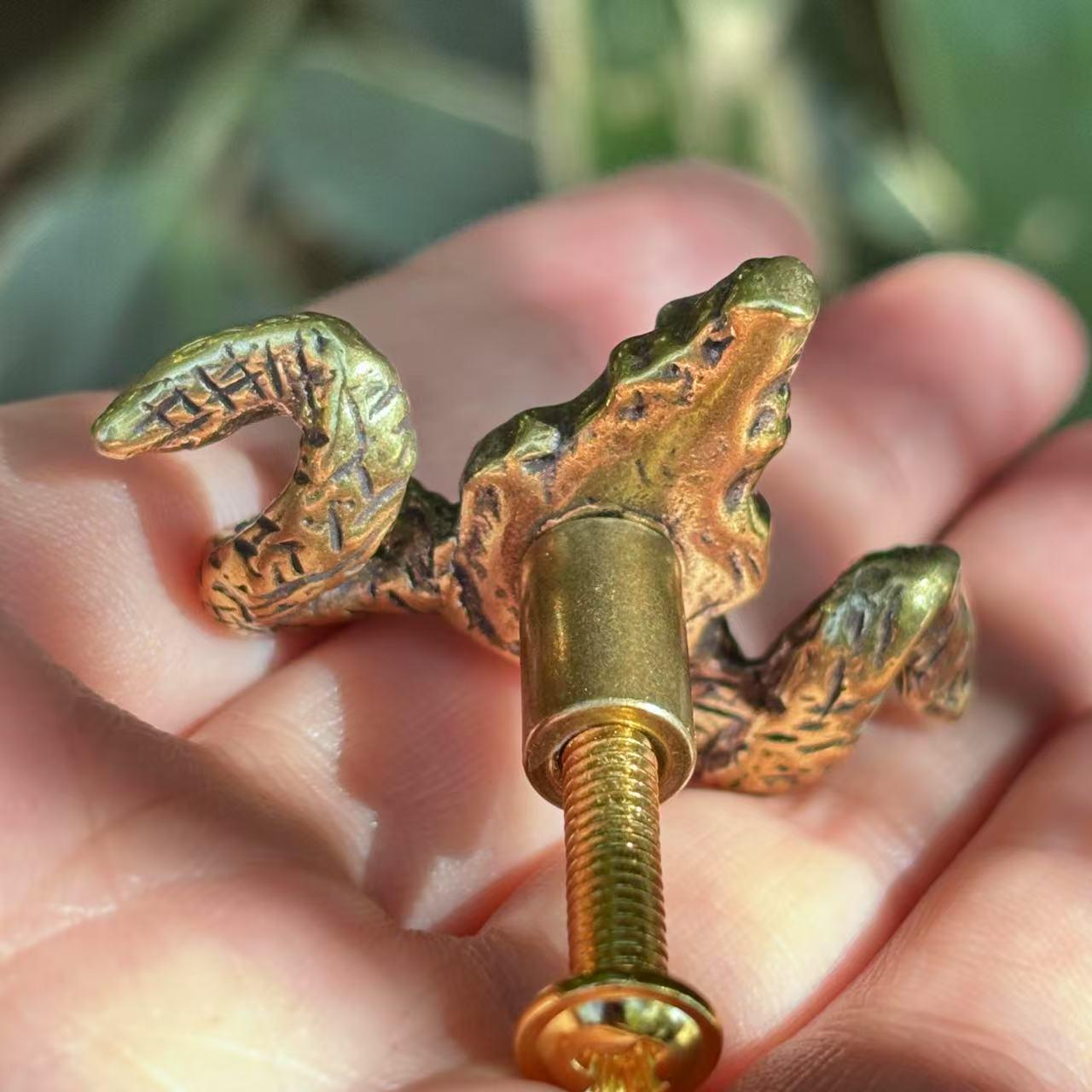 Set of 2,exquisite Ram Skull Drawer Knobs, Decor Handles,metal