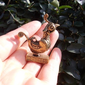 Get 2 pieces Vtgbrasslover Vtg Vintage style brass cute lucky small bird Statues  Fortune figure tea pet paperweight mini toys gift