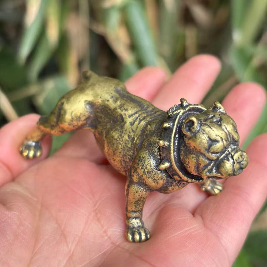 アンティーク雑貨 Vintage Bulldog Ornament AtLast&Co. Vintage Brass Bulldog Desk Ornament Home Decor - Etsy Canada
