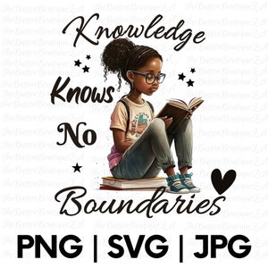 本好きアート、アフリカの赤ちゃん PNG SVG Jpg、アフリカ系アメリカ人アート、本好きギフト、黒人の女の子の読書クリップアート、黒人の女の子の壁アート