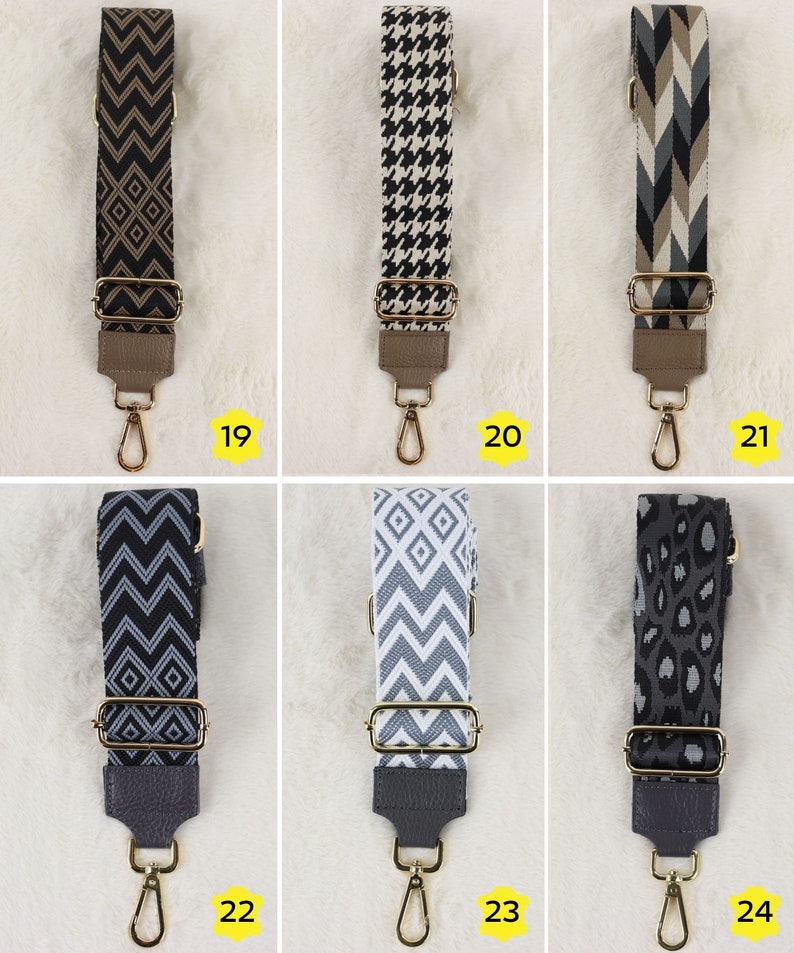 Taschengurt Gold, Leder Taschengurt, Valentinstag, Gemusterten Schultergurt, Umhängegurt, Stoff Bag Strap, Wechseln Gurt zdjęcie 5