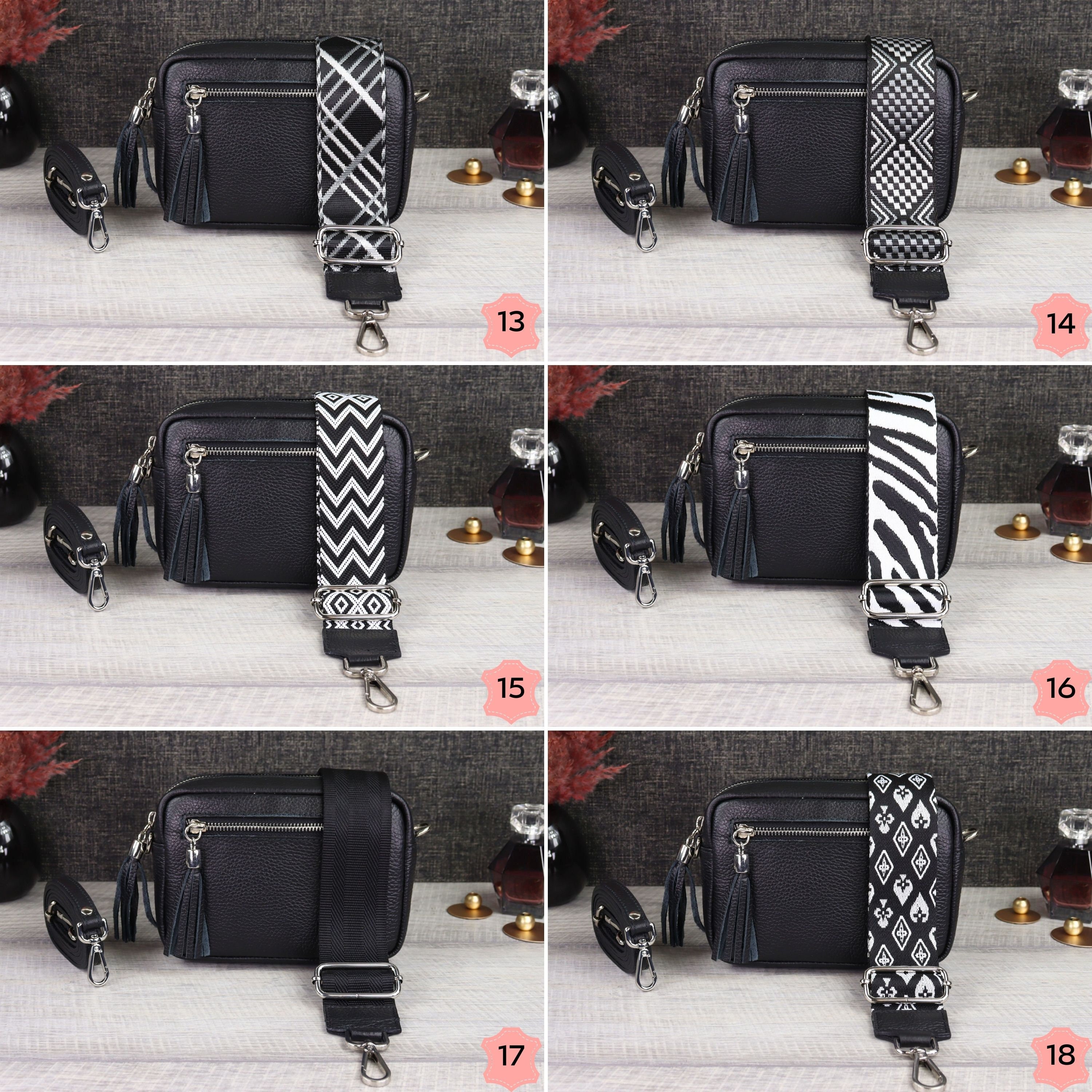 HDGSAFD 2 stuks kleine handtassen, retro schoudertassen, meisjeshandtassen, dames onderarmtassen, clutch-handtassen, feesthandtassen, dameshandtassen (zwart, wit