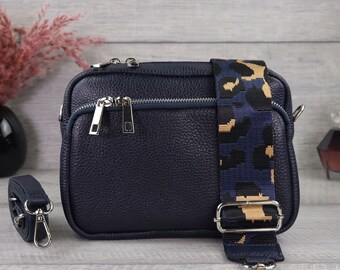 Marsupio COSHAYSOO Con Iniziale A In Ciniglia – Borsa A Tracolla In Nylon Impermeabile, Piccola, Per Donne E Ragazze - 2