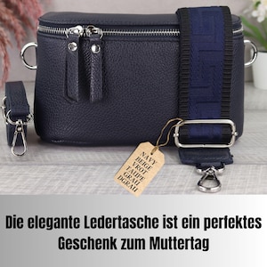 Leather Crossbody Bag with Belt, Leather Shoulder Bag, Leather Shoulder Bag, Patterned Leather Bags, Gift for Women