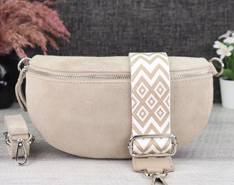 無料配送 ◆ SCULPTOR ◆ Western Faux Suede Belt Bag Western Faux Suede Belt Bag Raw – Sculptor