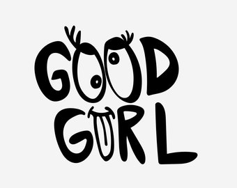 Fichier SVG de fichier de tracé de bonne fille