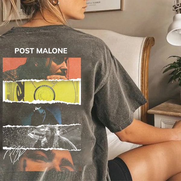 Malone Celebrating The Album Shirt,Retro 90s Sweatshirt Music graphic  Posty Music concert 2024 fans Gift for men women comfort color