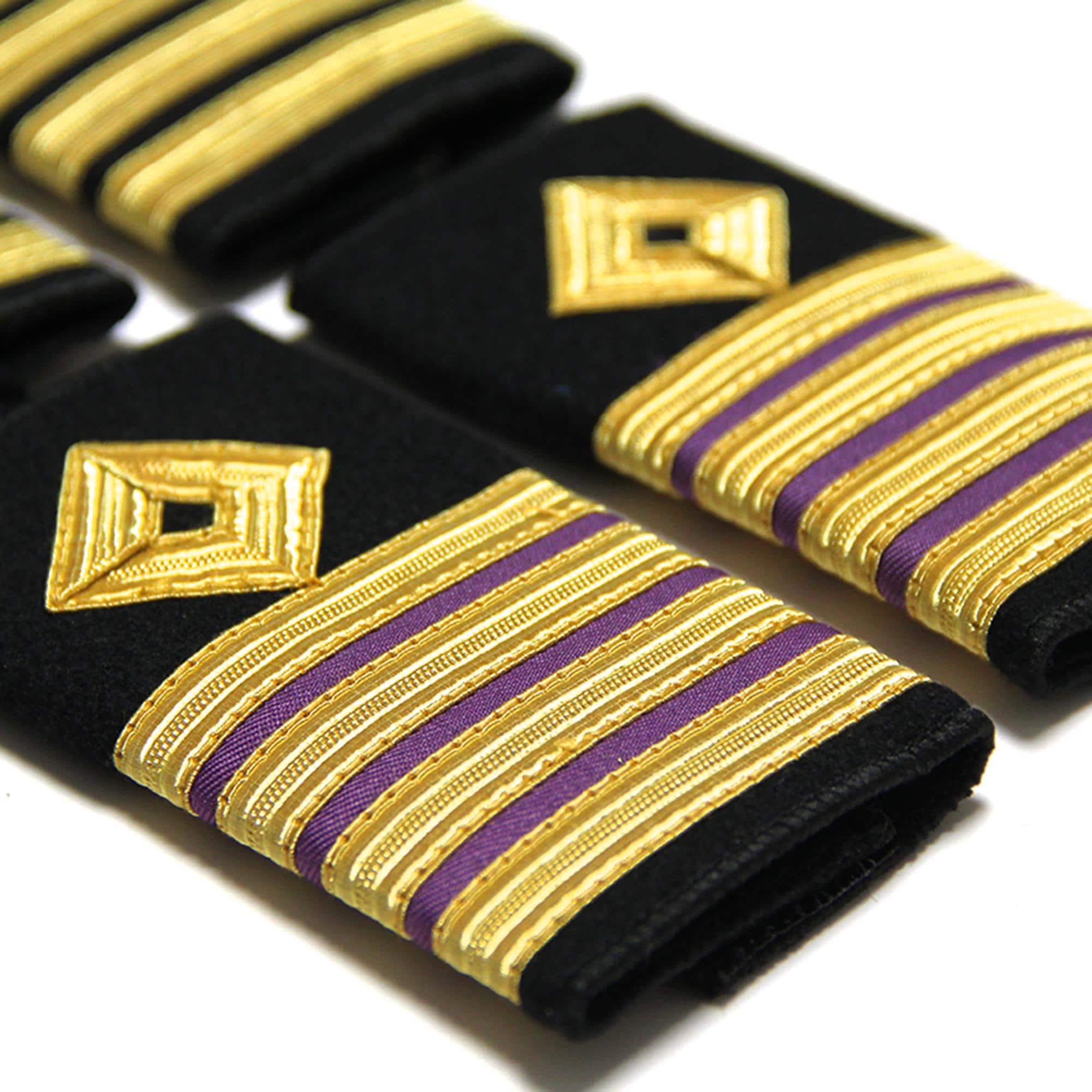 商船員用金編み肩章：船長、一等航海士 - Etsy 日本