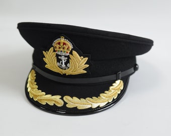 High Qualitary British Army Cap Navy cap headgear wide brim big lip cap gift uniform military gift