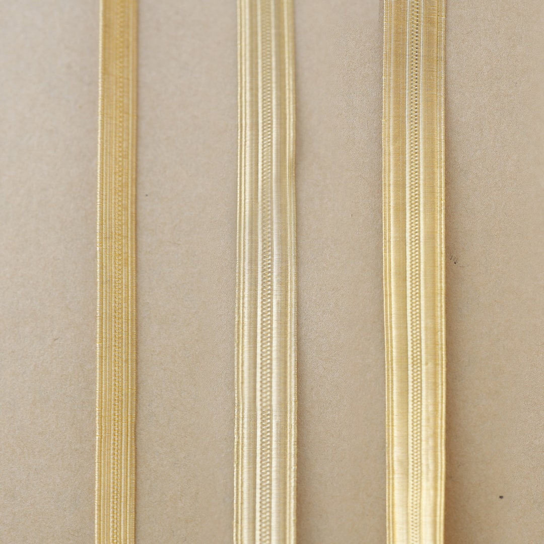 Golden Ribbon 650mm Gold Braid, Gold Embroidery Trim Uniform for