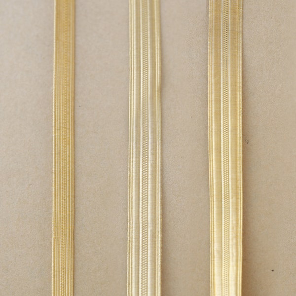 Golden Ribbon 6-50mm Gold Braid, Gold Embroidery Trim Uniform for Sleeves Cap Band Epaulet CUFF Shoulder Braid CUFF Belt