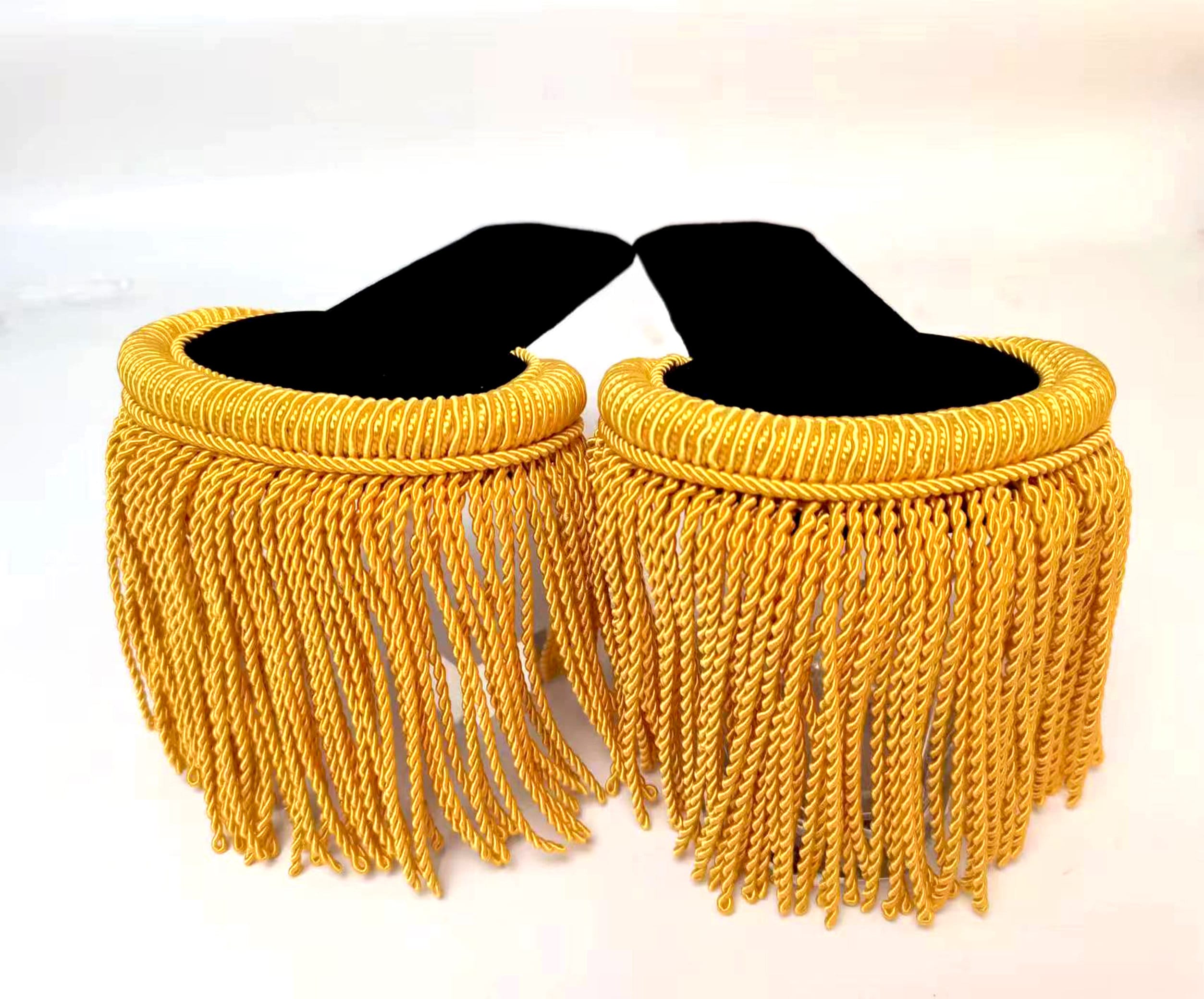 Gold Mylar Rope Aiguillette Metal Clip for Army Military Christmas ...