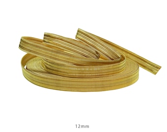 Gold Metallic Braid #1 for Military Navy Air Force Stage Uniforms Epaulet & Sleeve Trim on Aviation Marine Security Costumes