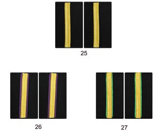 商船員用金編み肩章：船長、一等航海士 - Etsy 日本