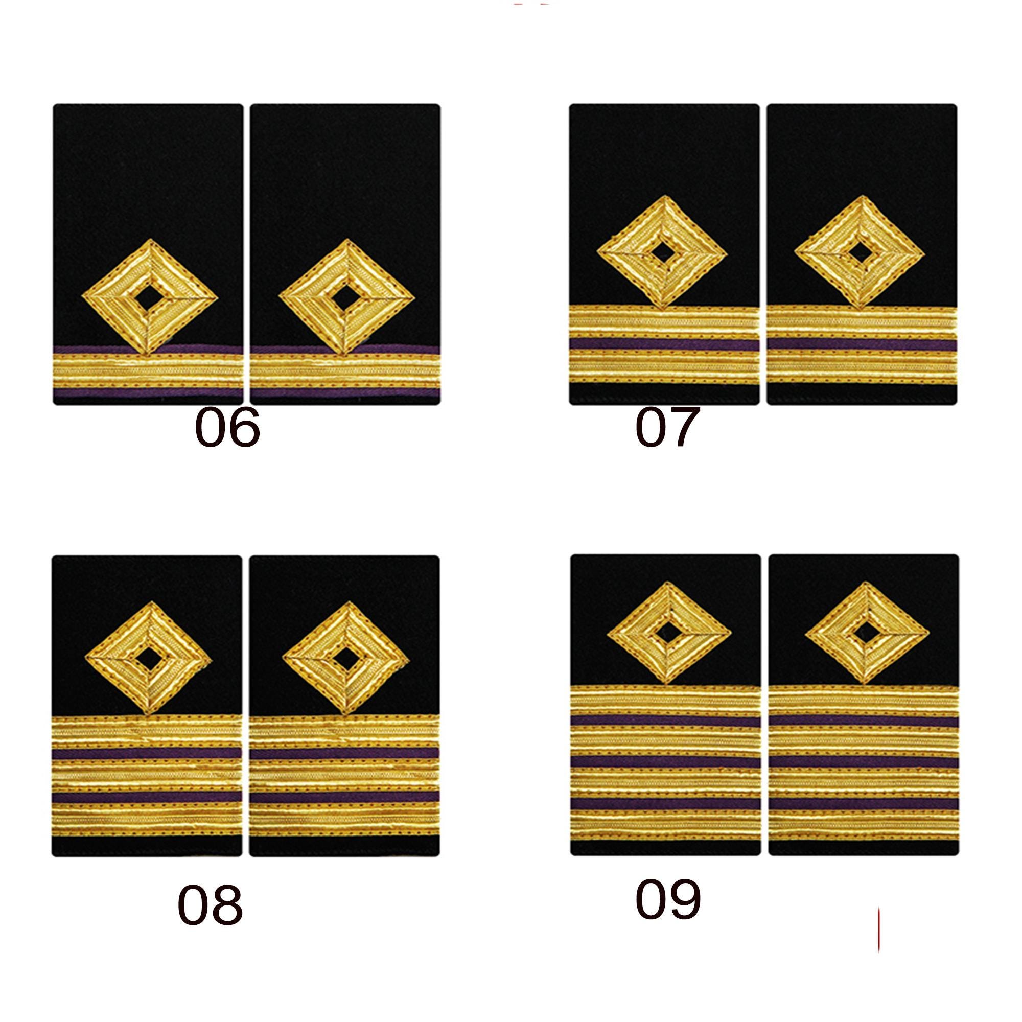 商船員用金編み肩章：船長、一等航海士 - Etsy 日本