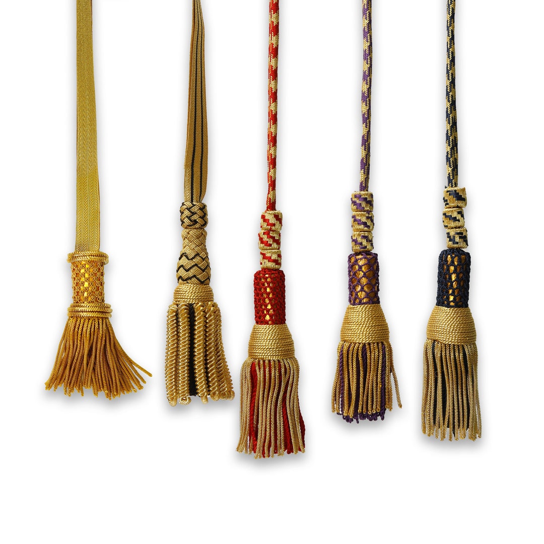 Military Navy Bullion Gold Sword Fringe Rapier Ornament Fency Sword