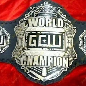 GCW World championship title belt