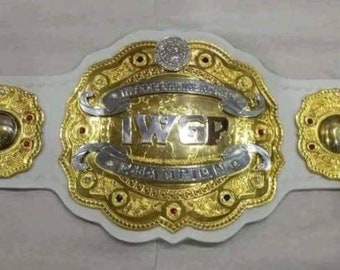 IWGP WORLD HEAVYWEIGHT Wrestling Championship Title Belt