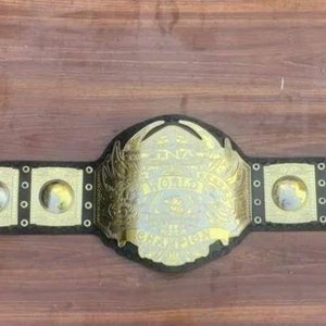 TNA WORLD WRESTLING championship title belt