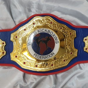 World Kick Boxing Federation Championship Title Belt