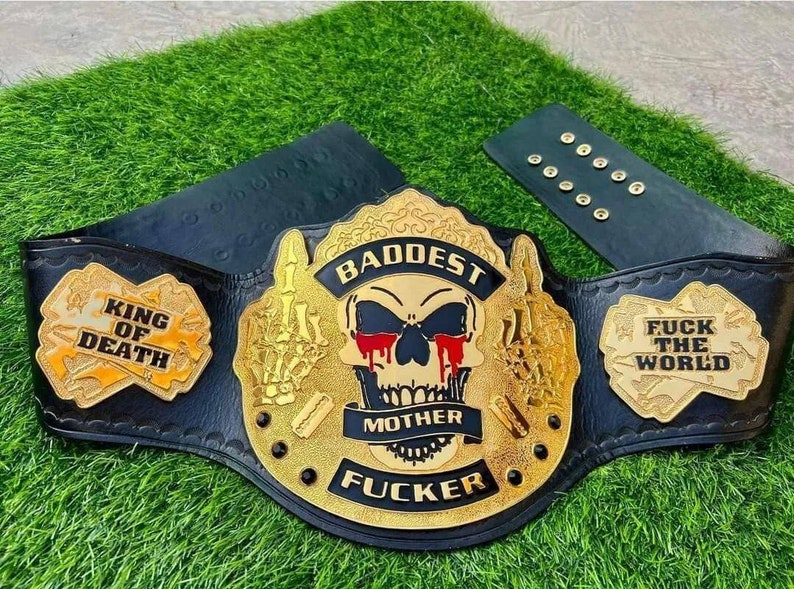 BADDEST MOTHER FUCKER Wrestling Championship Title Belt Etsy baddest-mother-fucker-wrestling-championship-title-belt-etsy