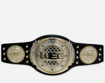 WEC WORLD EXTREME Cage Fighting Championship Title Belt