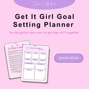 Gt It Girl Goal Setting Planner