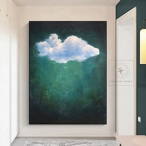 Green Abstract Painting Green Minimalist Wall Art Green Abstract Art Green Abstract Wall Art Green Artwork Green Canvas Art Green Wall Art