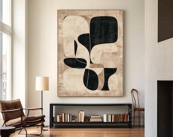 Large Beige Abstract Art Beige Minimalist Painting Beige Wall Art Original Beige Abstract Painting Wabi-Sabi Wall Art Brown Abstract Art