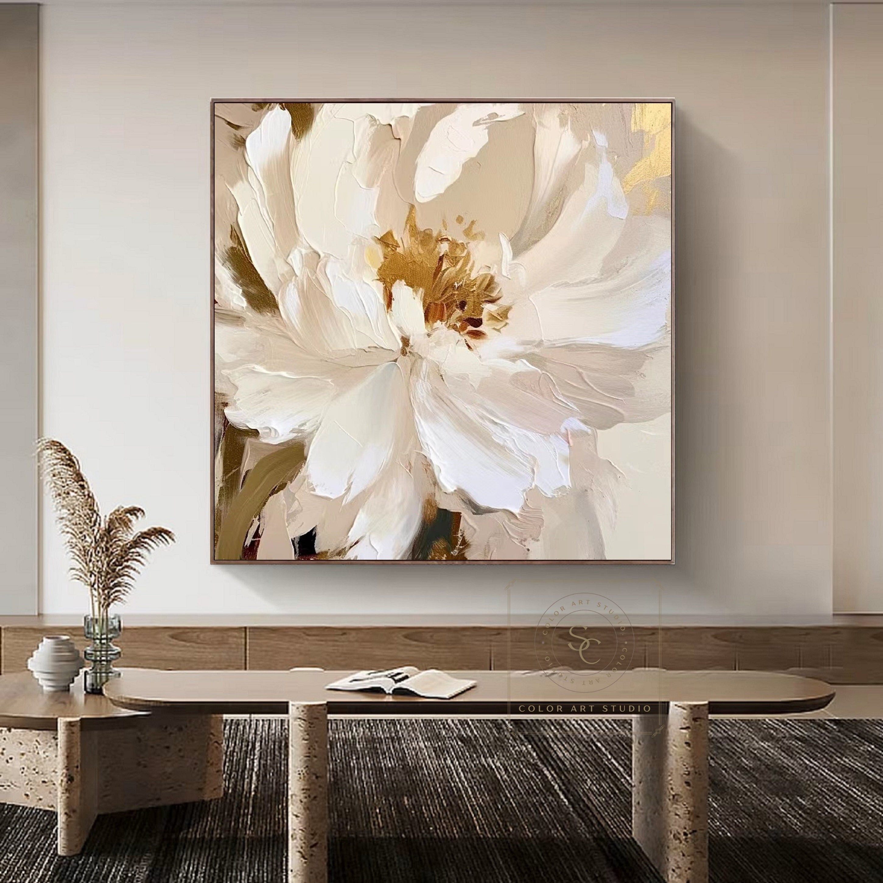 Kunstdruck "Blumen In Blauer Vase" Von Br Produktbild-Vorschau 8