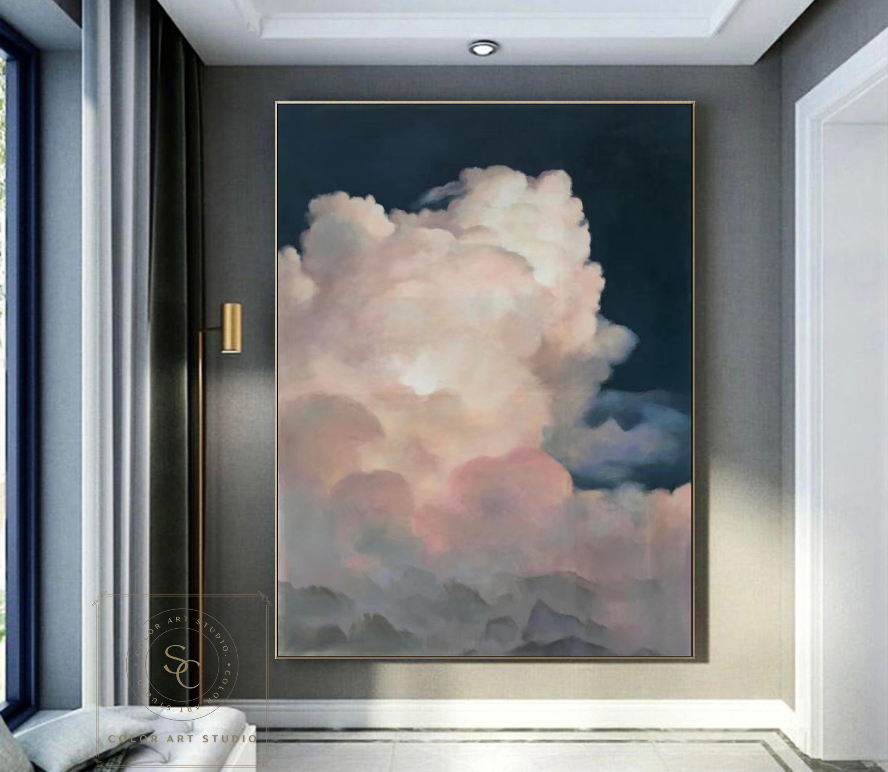 雲の壁 雲の壁を描く - Etsy 日本