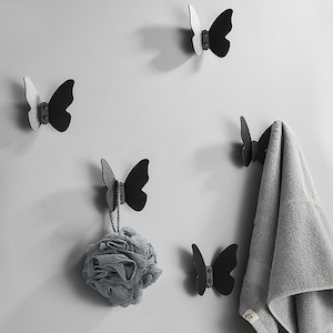 Unique Butterfly Wall Pegs, Decorative Wall Hooks, Modern Entryway Wall Mounted Coat Hooks, Hooks for Wall, Towel Hooks Decoration