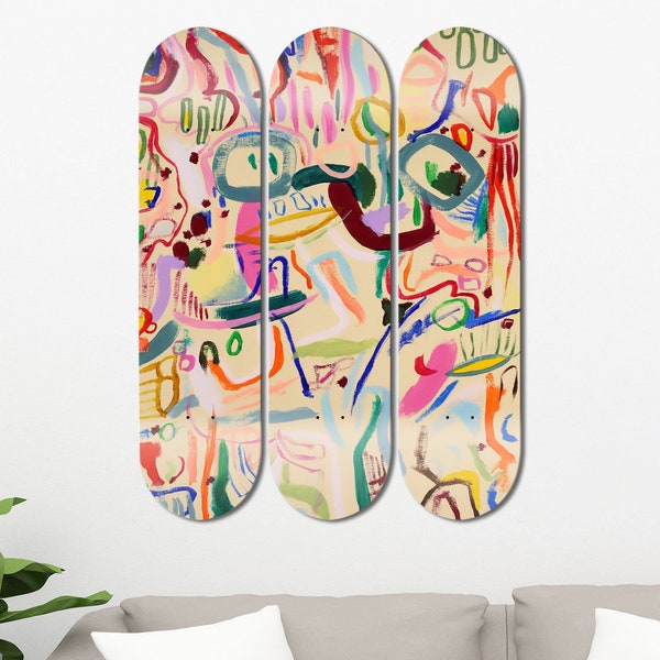Skateboard Wall Art Etsy