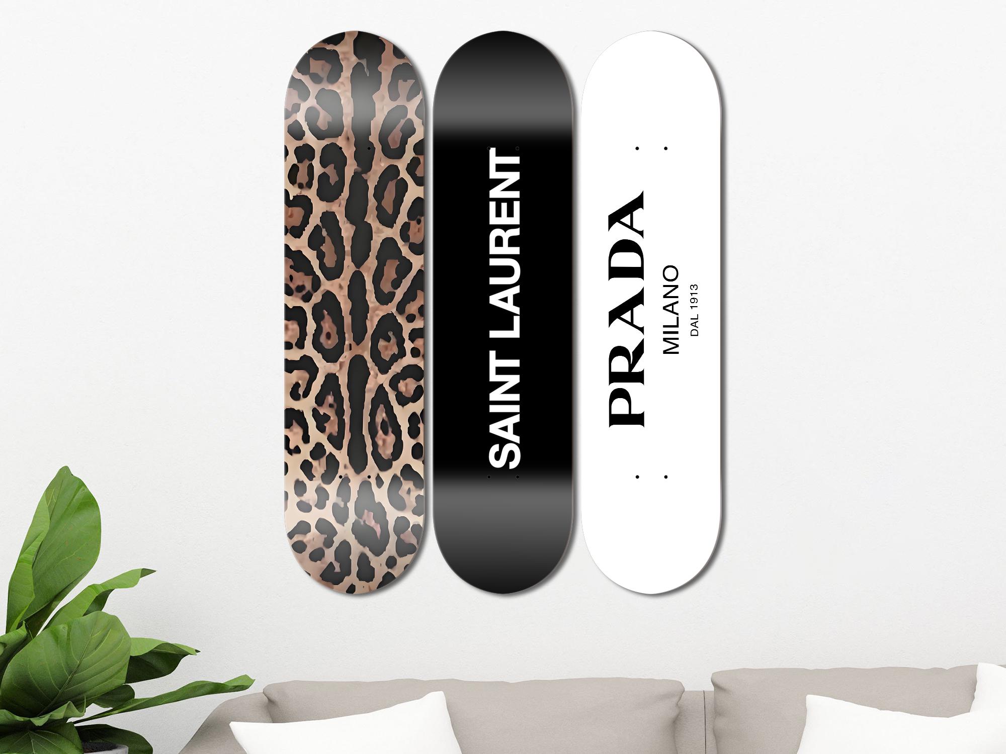 Saint Laurent Skateboard Deck - Etsy