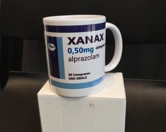 Tazza divertente Xanax idea regalo