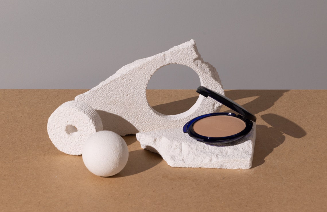 Set 8 Oggetti Di Scena Per Foto - Cubi Geometrici Neri Per Prodotti, Gioielli, Cosmetici