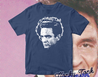 Johnny Cash - Punk Rock Country Barbed Wire Tribute T-Shirt  **More colours available**