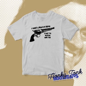 Jonny Cash - Prison de Folsom - J'ai tiré sur un homme à Reno - T-shirt hommage punk