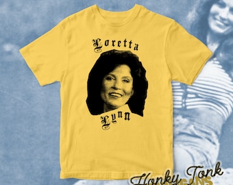 Loretta Lynn - Portrait - Punk Rock Tribute T-Shirt  **More colours available**