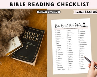 Bücher der Bibel | Digitaler Bibel Tracker | Sonntagsschule | Bibelbücher | Checkliste zum Bibellesen | Christliche Ressourcen | Lesebuch |