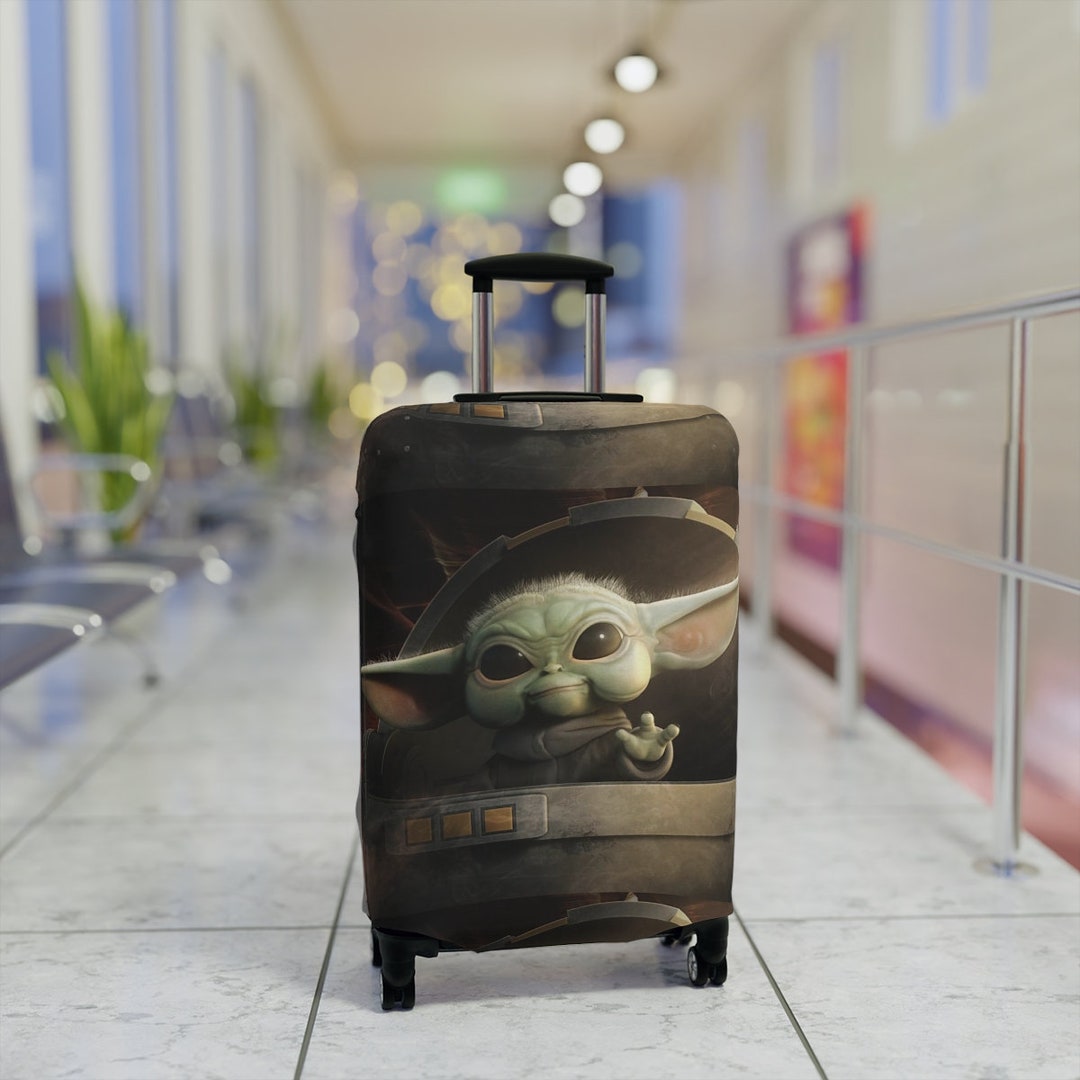 Baby Yoda Luggage Cover Etsy