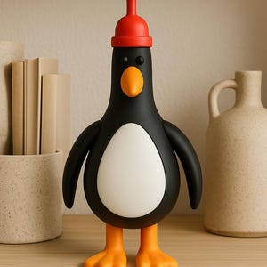 Feathers Mcgraw 3D Printed Figure | Wallace and Gromit - Etsy