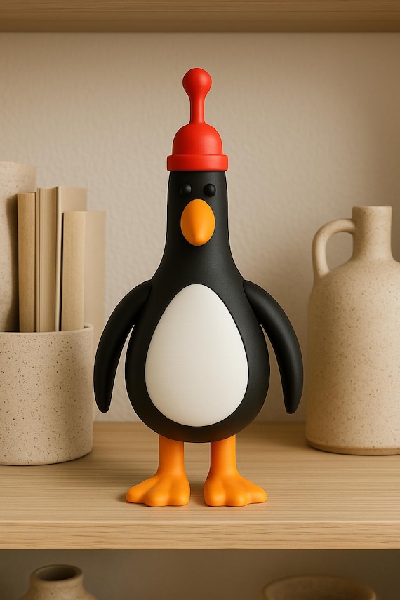 Feathers Mcgraw 3D Printed Figure | Wallace and Gromit - Etsy