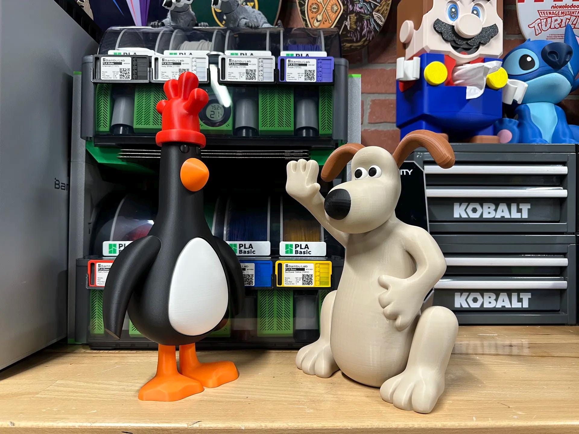 Wallace & Gromit Feathered Fraw フィギュア 738952f5-31cc-4b46-9330-