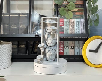 Luffy Manga Book Nook Bookend | Fantasy Monster Booknook | 20 cm tall book shelf decor | desk decoration