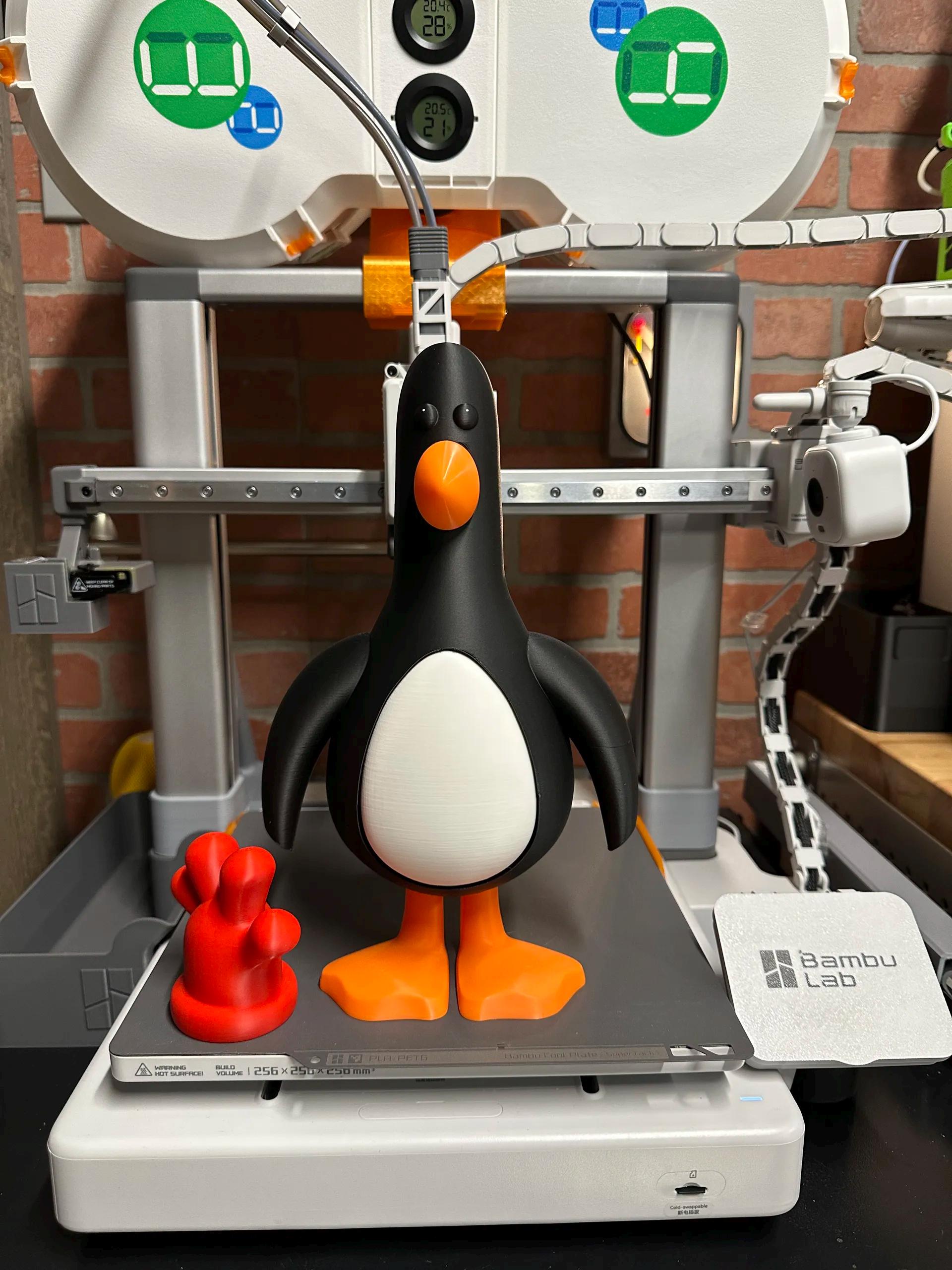 Feathers Mcgraw 3D Printed Figure | Wallace and Gromit - Etsy