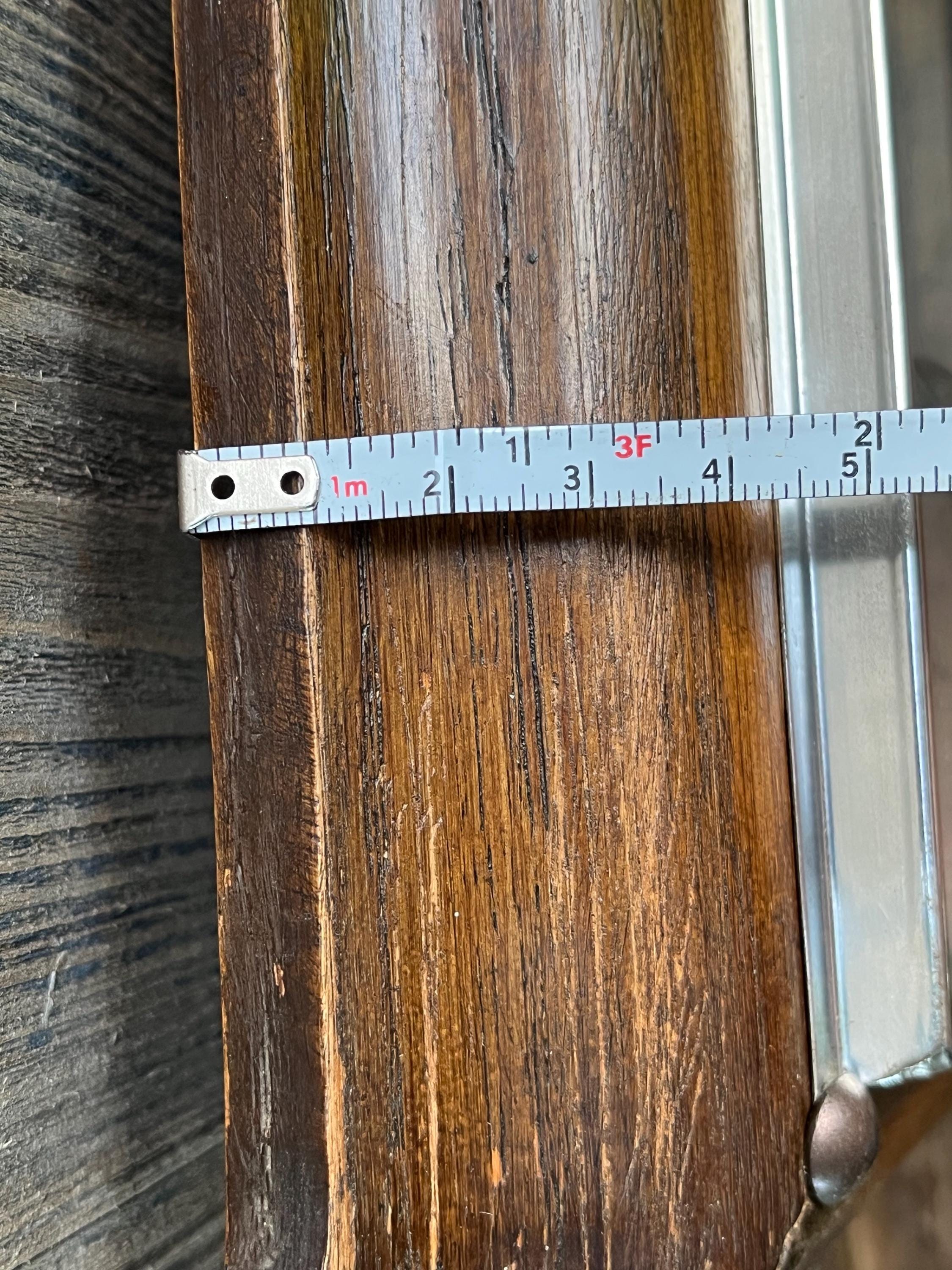 Square Barometer Vintage Smiths Aneroid Barometer With a Square Dial in an Oak Case ...
