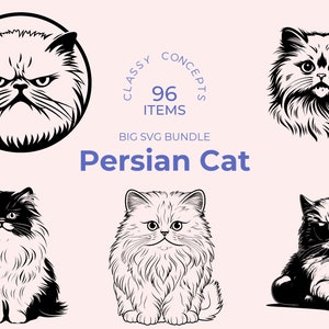 Premium Photo  Christmas gifts with persian cats, vintage filter image