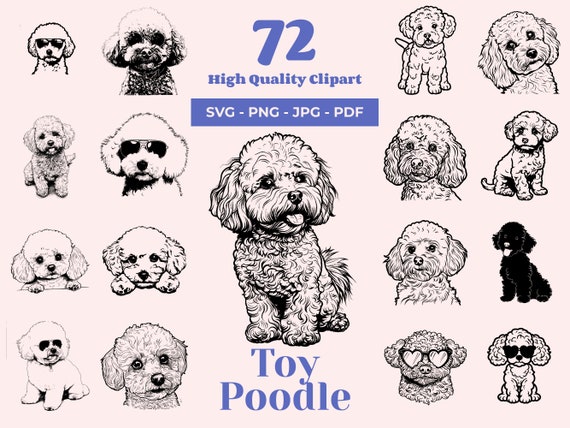 Toy Poodle Phone Case Wallet - White Toy Poodle Phone Case Wallet - White